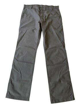 Carhartt Mens Relaxed Fit Gray Work Pants 36x34 Durable Cotton Blend